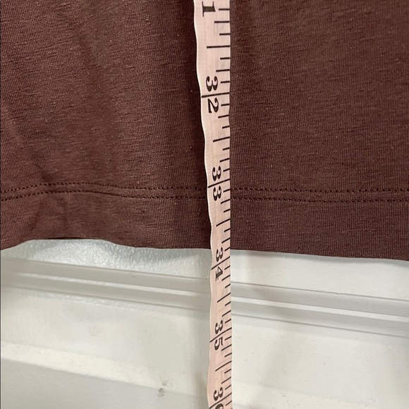 Lululemon athletica Chocolate Brown Classic fit tshirt dress - Picture 3 of 4